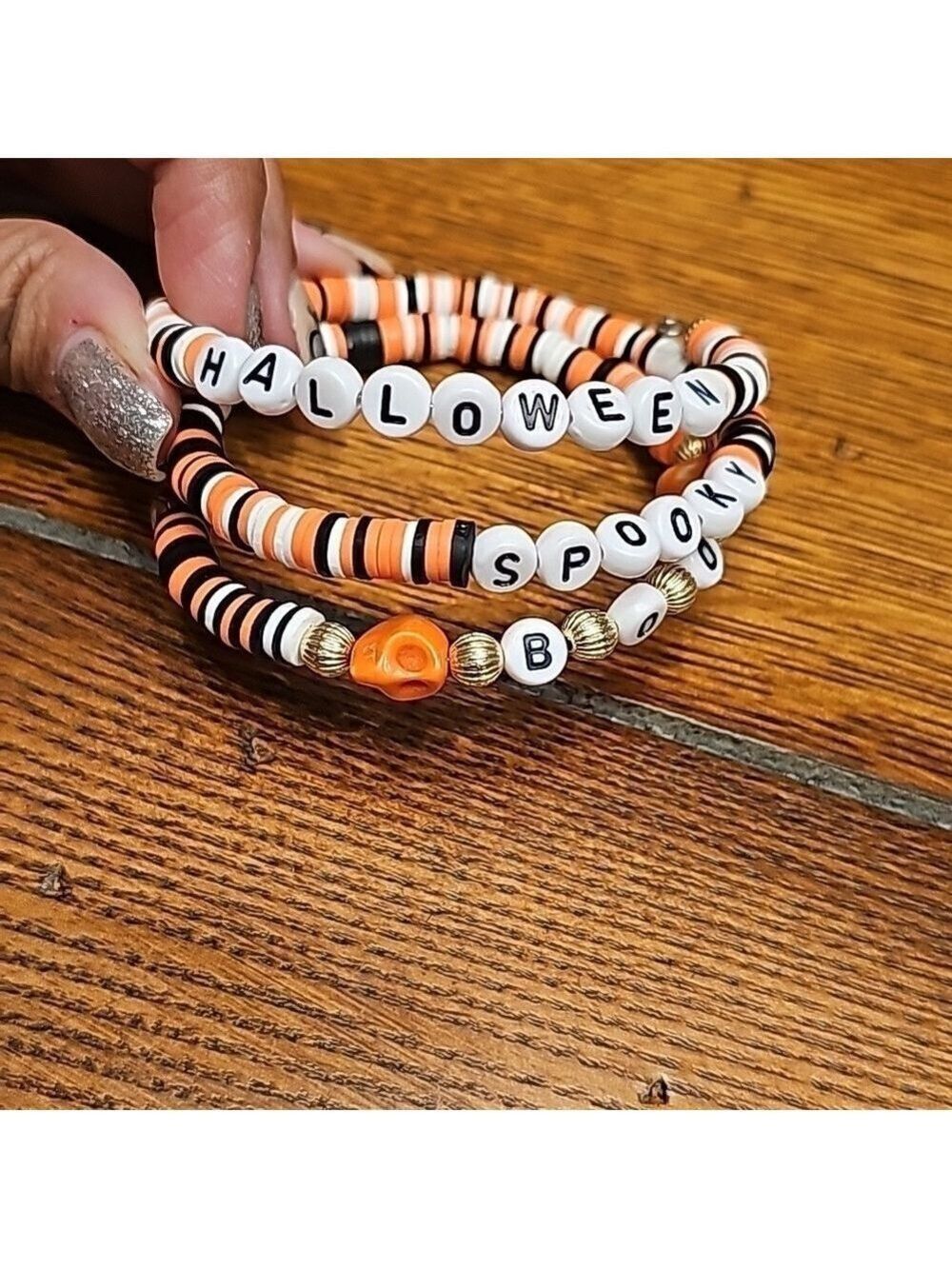 4 layer wrap bracelet for halloween